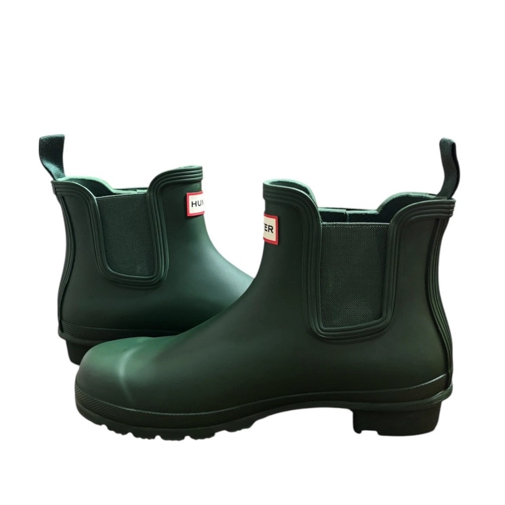 Hunter Women’s Original Chelsea Boot Hunter Green Rain Boots Size 9 NWT - Picture 2 of 7